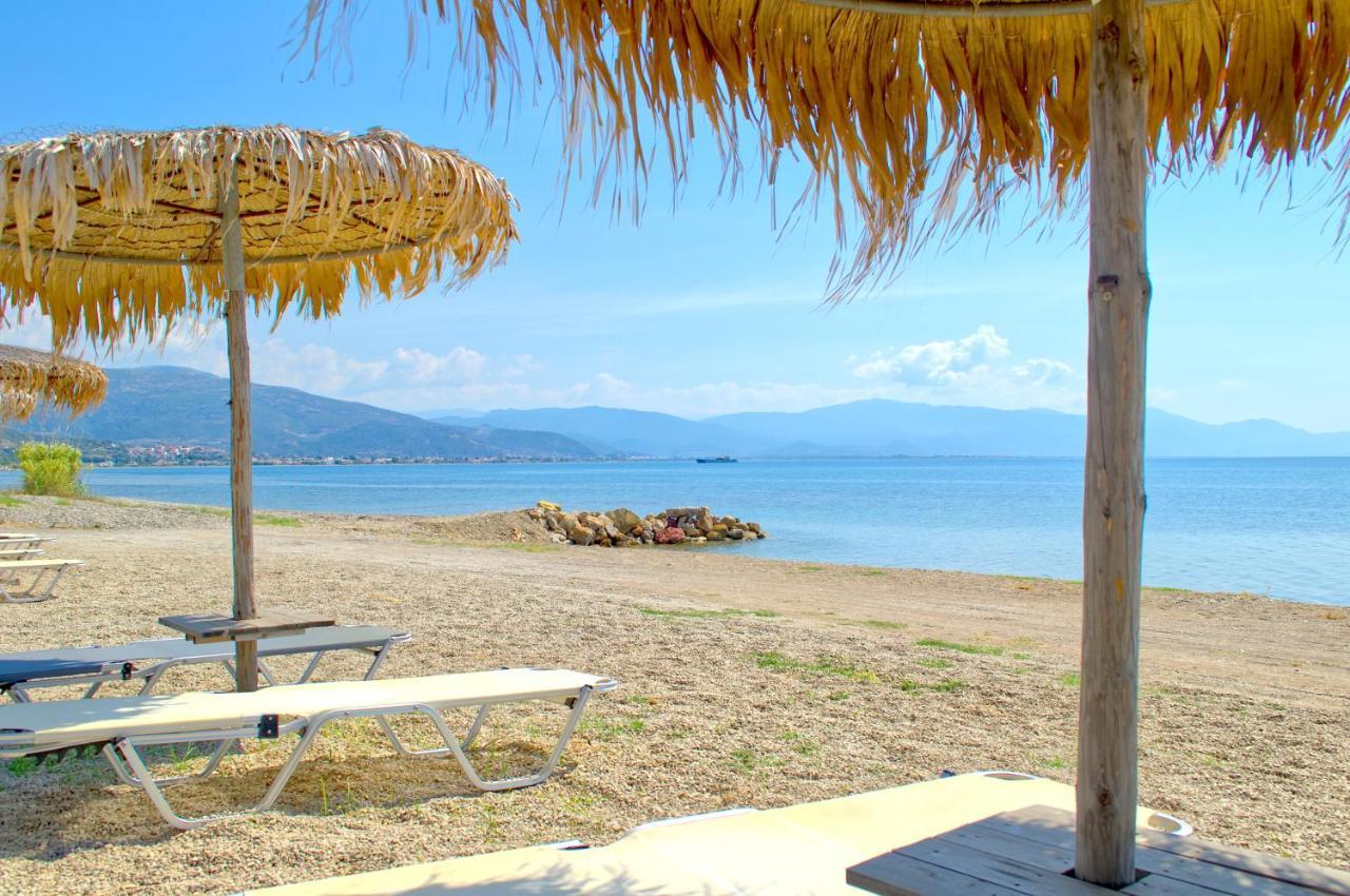 Epipleon Luxury Suites -105- Δωμάτιο 35Τμ Με Βεράντα 35Τμ Μπροστά Στη Θάλασσα Нафпактос Экстерьер фото